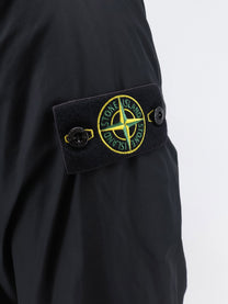Stone Island Men's Micro Reps Padded Long Jacket Black