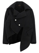 Comme Des Garçons Micro Ribbed Blazer Black