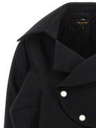 Comme Des Garçons Micro Ribbed Blazer Black