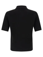 Dolce &amp; Gabbana Micro Ribbed Polo Shirt Black, view 2