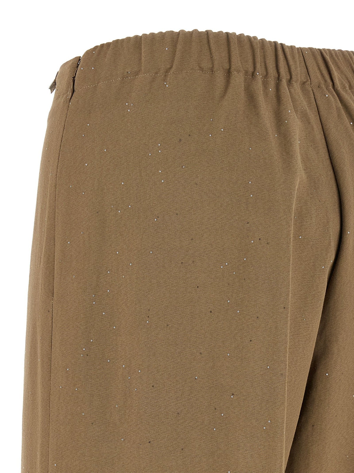 Herno Micro Sequin Pants Brown, view 4