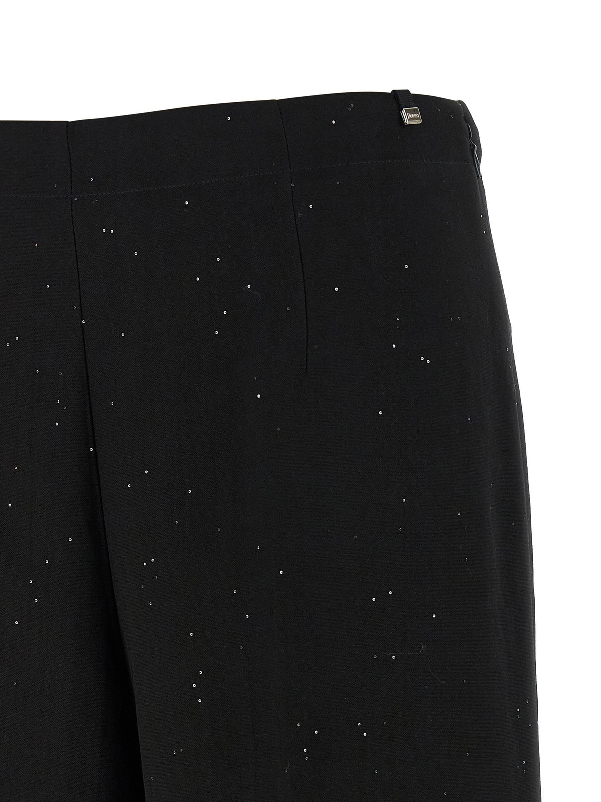 Herno Micro Sequin Pants Black, view 3