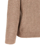 Peserico Micro Sequin Sweater Beige, view 4