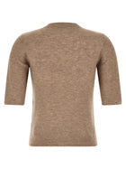 Fabiana Filippi Micro Sequin Shirt Beige, view 2
