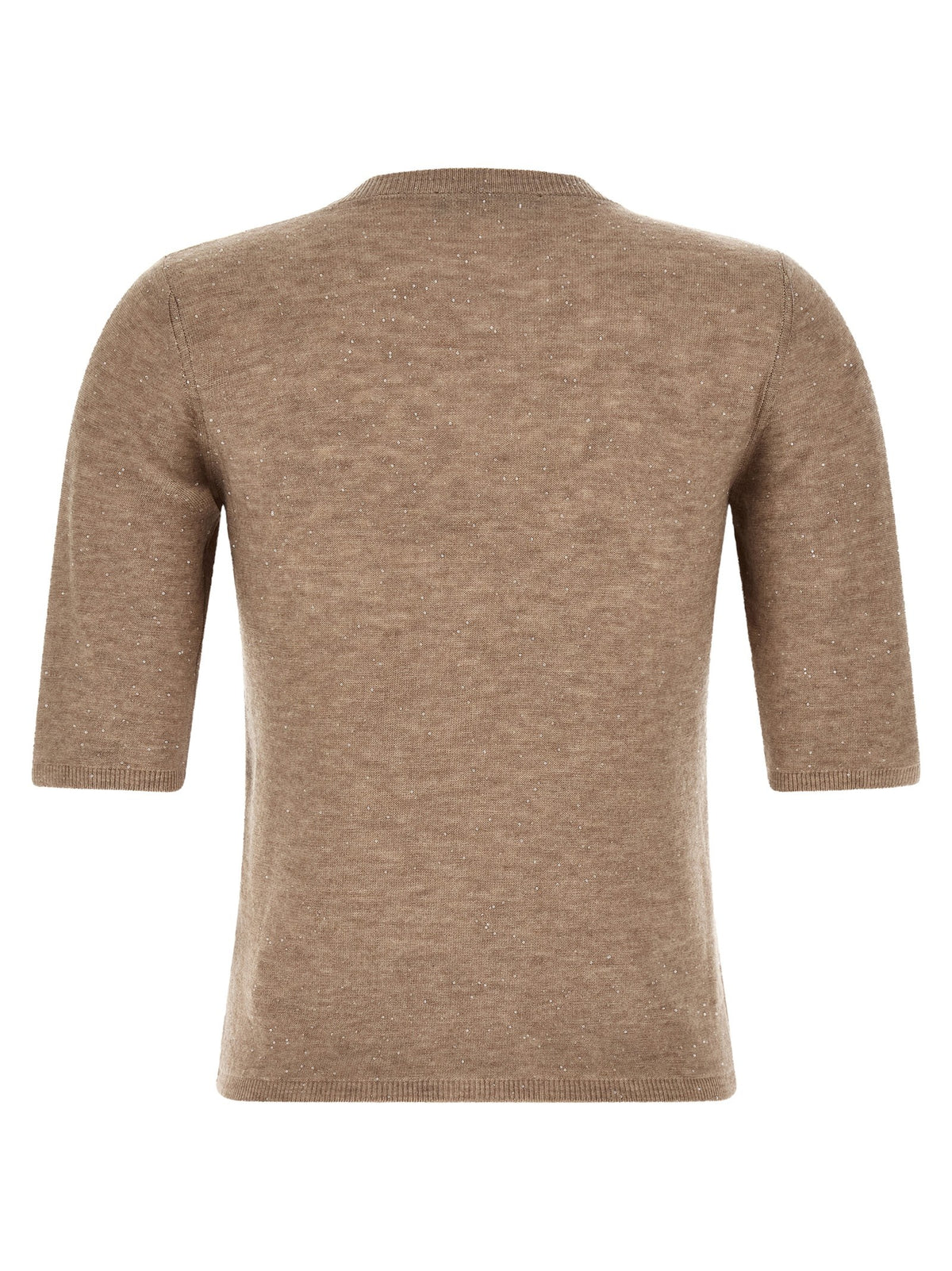 Fabiana Filippi Micro Sequin Shirt Beige, view 2
