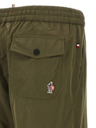 Moncler Grenoble Micro Soft Joggers Green, view 4