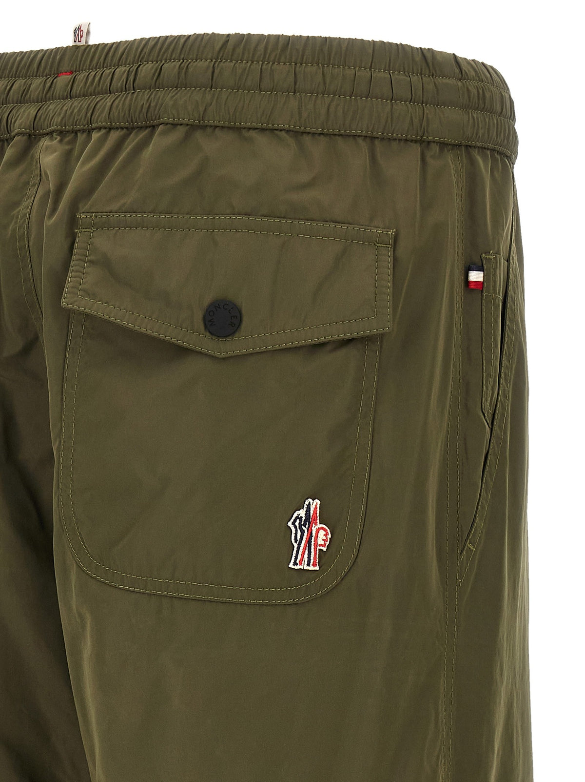 Moncler Grenoble Micro Soft Joggers Green, view 4