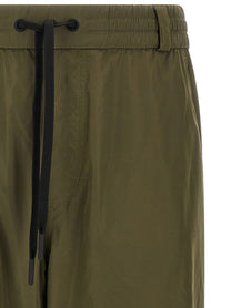 Moncler Grenoble Micro Soft Joggers Green