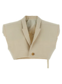 Rick Owens Micro Tatlin Vest Beige