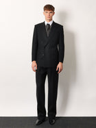 Tom Ford Men's Microfantasy Cotton Shirt Black, view 2
