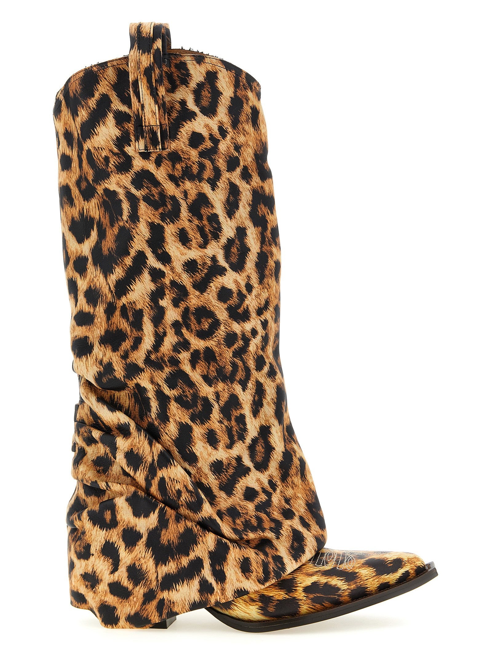 R13 Mid Cowboy Boots Brown