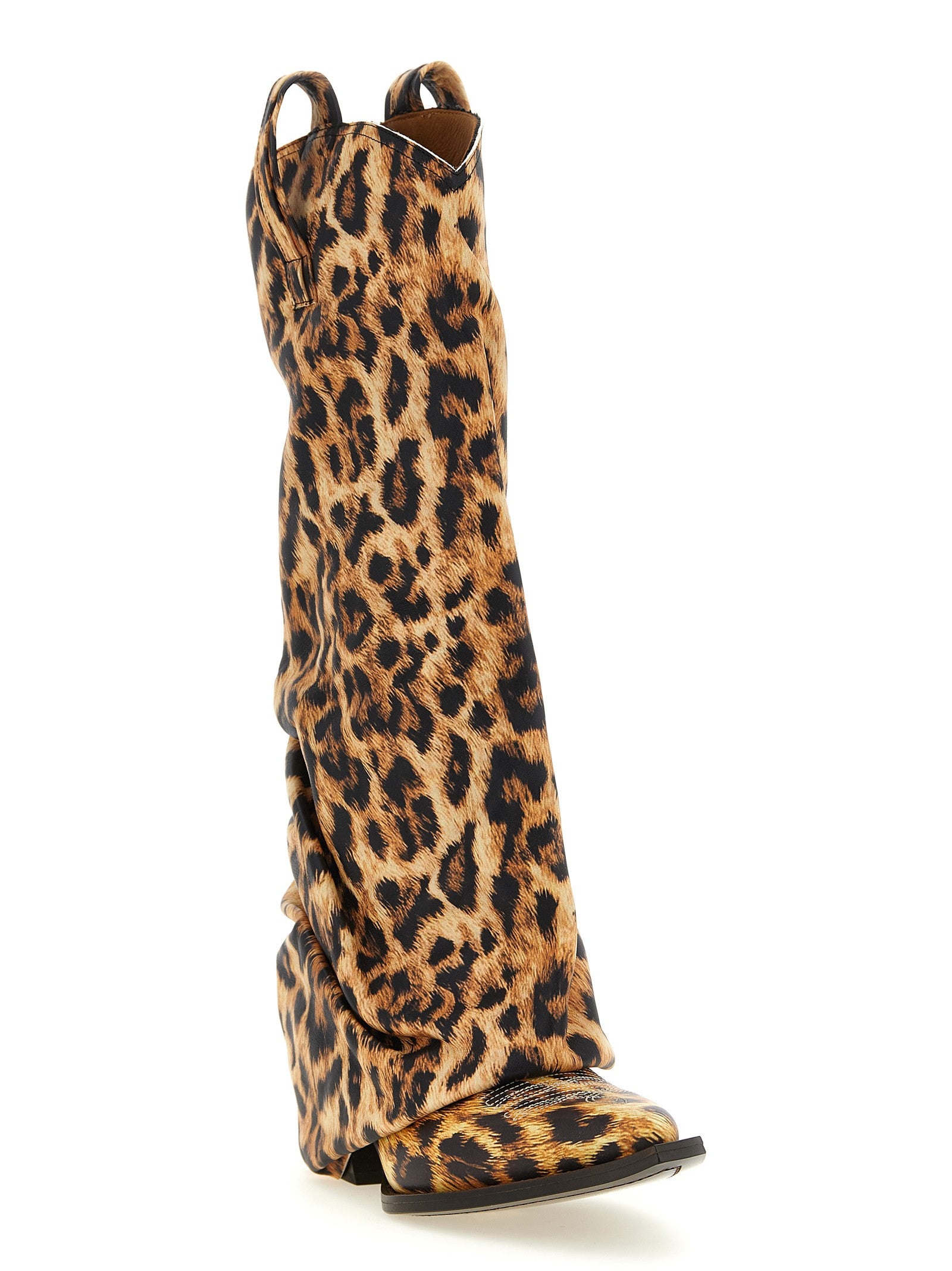 R13 Mid Cowboy Boots Brown