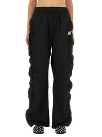 alexanderwang Women's Mid Rise Track Pants Black