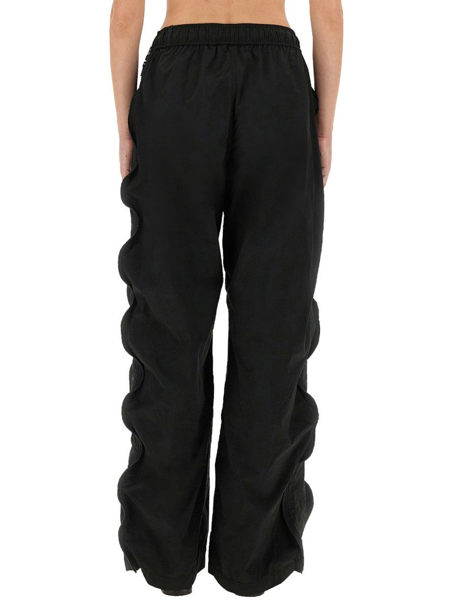 alexanderwang Women's Mid Rise Track Pants Black
