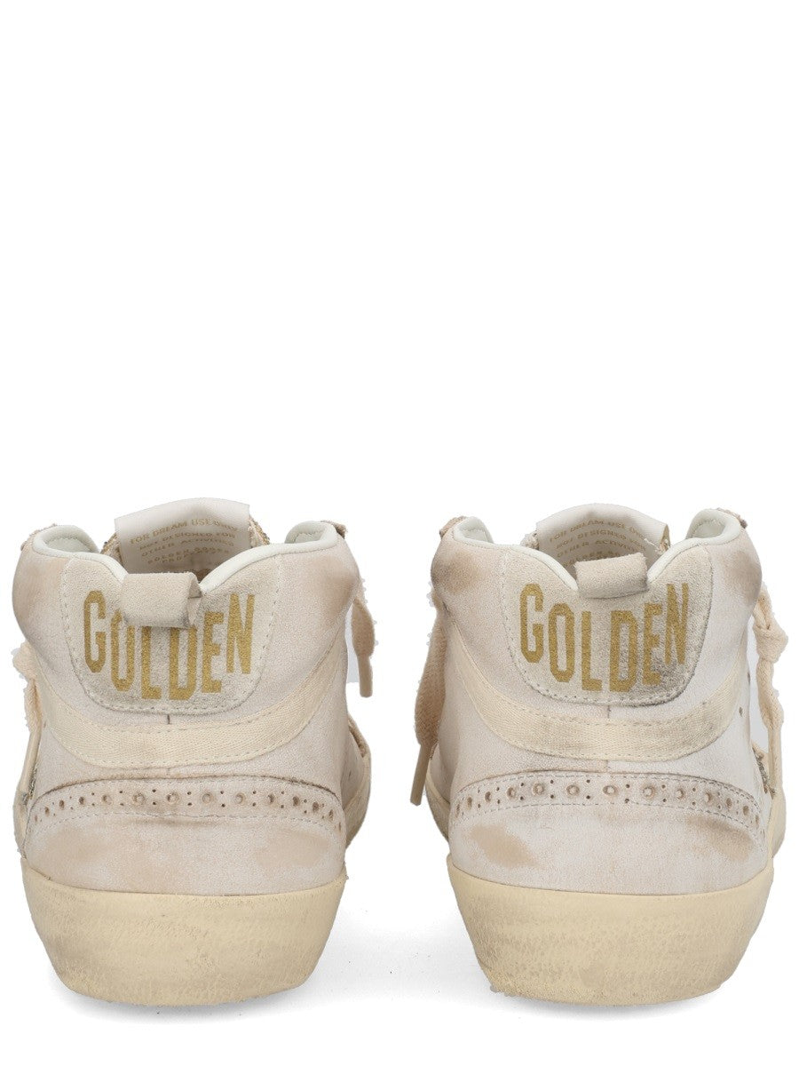 Golden Goose Women's Mid Star Sneaker White