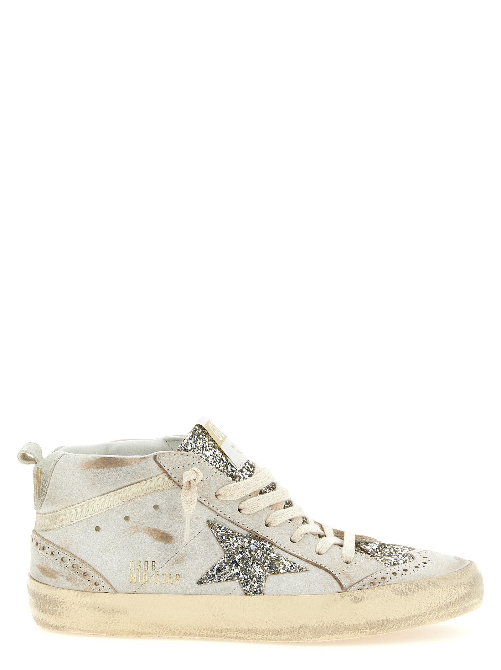 Golden Goose Mid Star Sneakers Beige