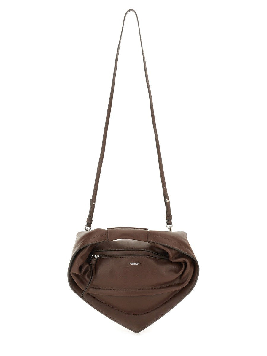 Federico Cina Women's Midi Bag Cupcake Brown Federico Cina