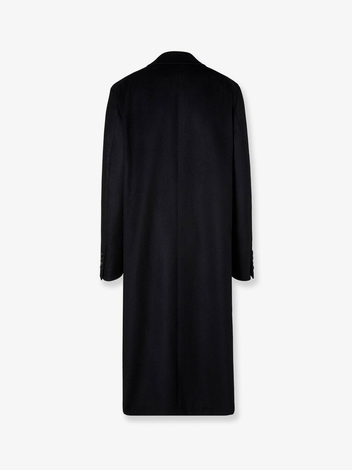 Fendi Women's Midi Cashmere Coat Black