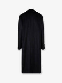 Fendi Women's Midi Cashmere Coat Black