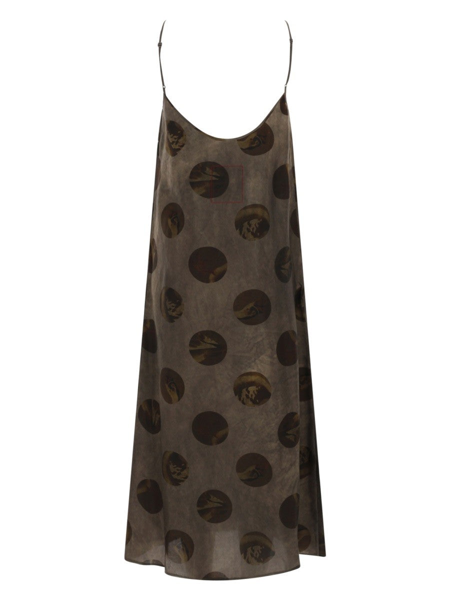 Uma Wang Women's Midi Dress Anaya Brown