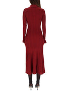 self-portrait Women's Midi Dress Red, view 3