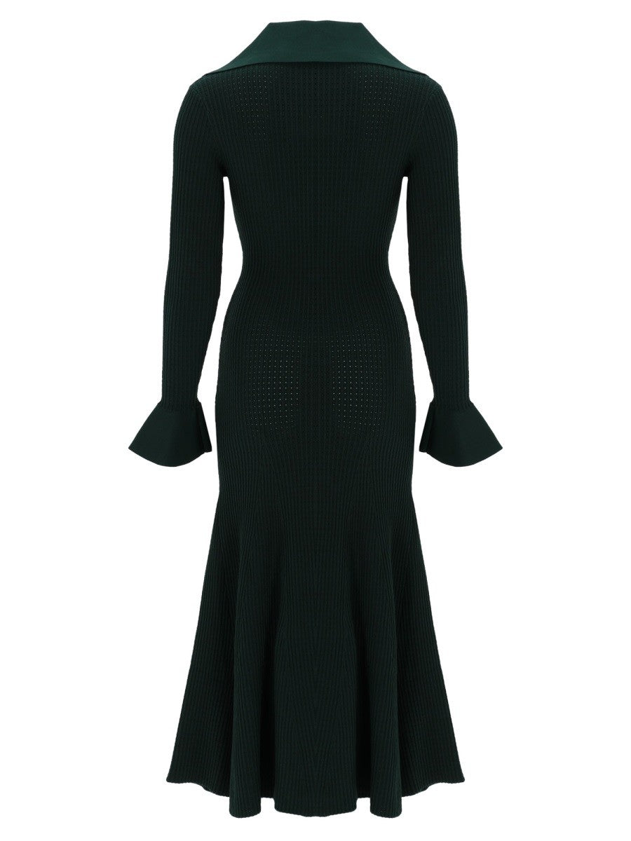 self-portrait Women's Midi Dress Green