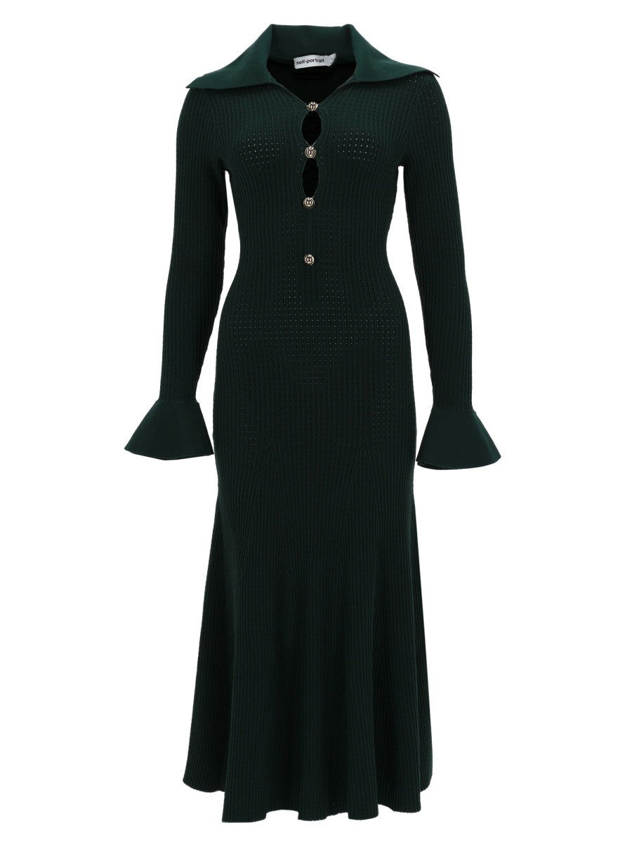 self-portrait Women's Midi Dress Green