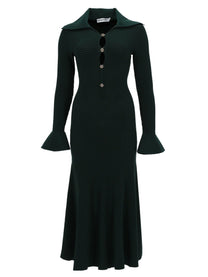 self-portrait Women's Midi Dress Green