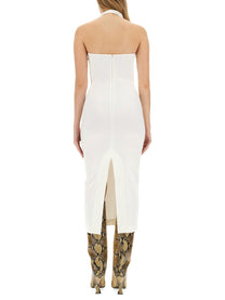 The Attico Women's Midi Dress White