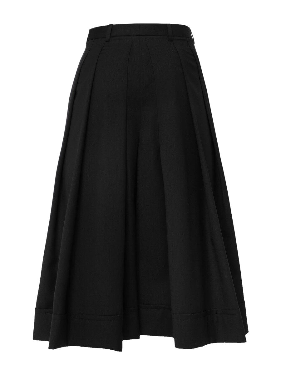 Vivienne Westwood Women's Midi Skirt Culottes Black