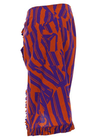 Dries Van Noten Women's Midi Skirt Sina Multicolor