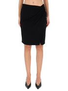 Versace Women's Midi Skirt Black, view 5