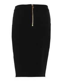 Balmain Women's Midi Skirt Black