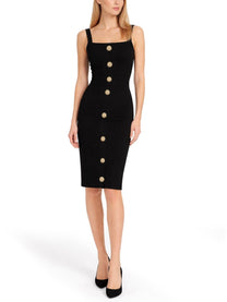 Balmain Women's Midi Skirt Black