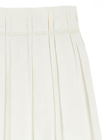 Jil Sander Midi Skirt White