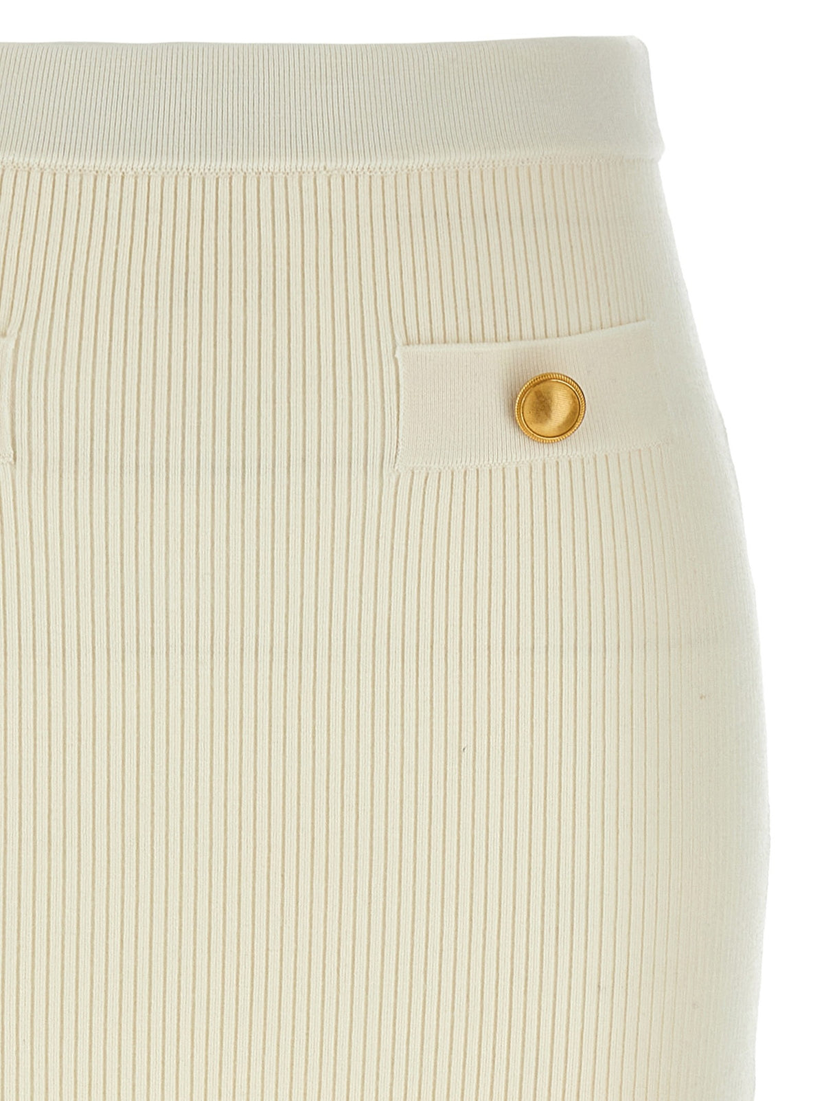 Alessandra Rich Midi Skirt White