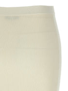 Alessandra Rich Midi Skirt White, view 4