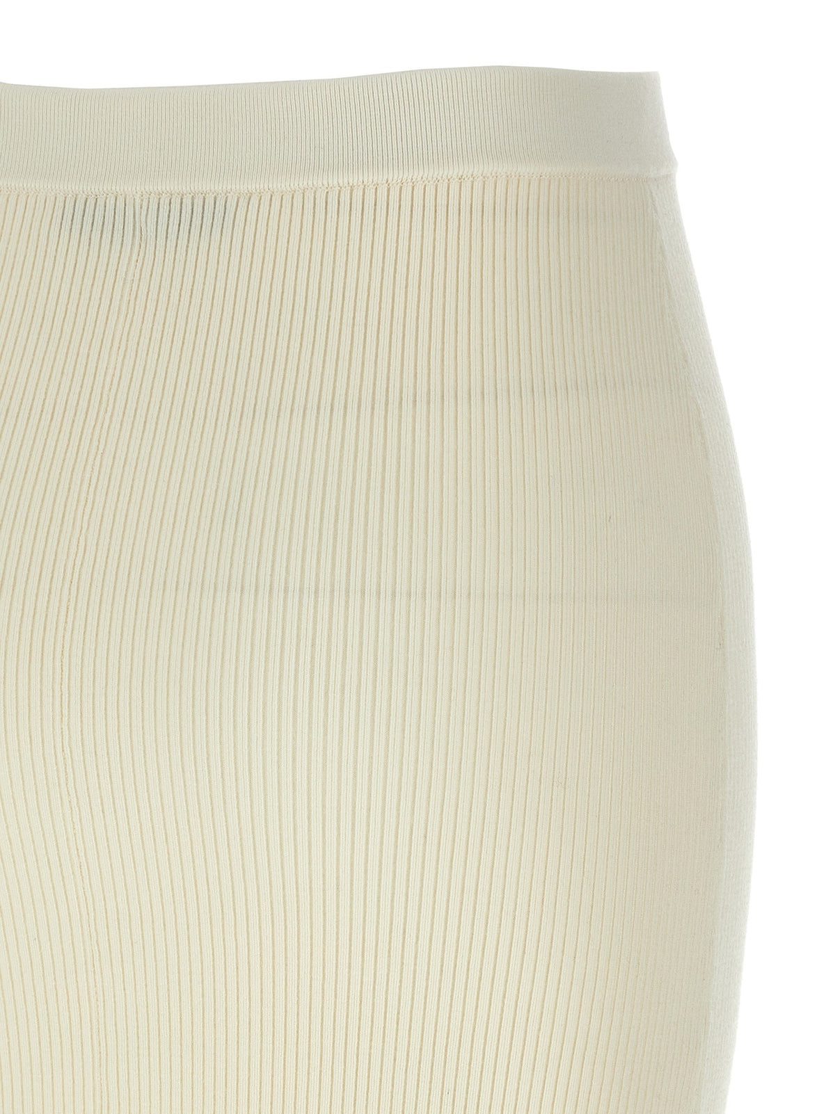 Alessandra Rich Midi Skirt White, view 4