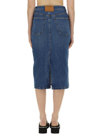 alexanderwang Women's Midi Skirt Blue