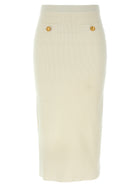 Alessandra Rich Midi Skirt White