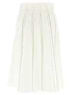 Jil Sander Midi Skirt White, view 2