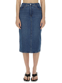 alexanderwang Women's Midi Skirt Blue