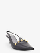Balenciaga Women's Midnight City Leather Pumps Black, view 2