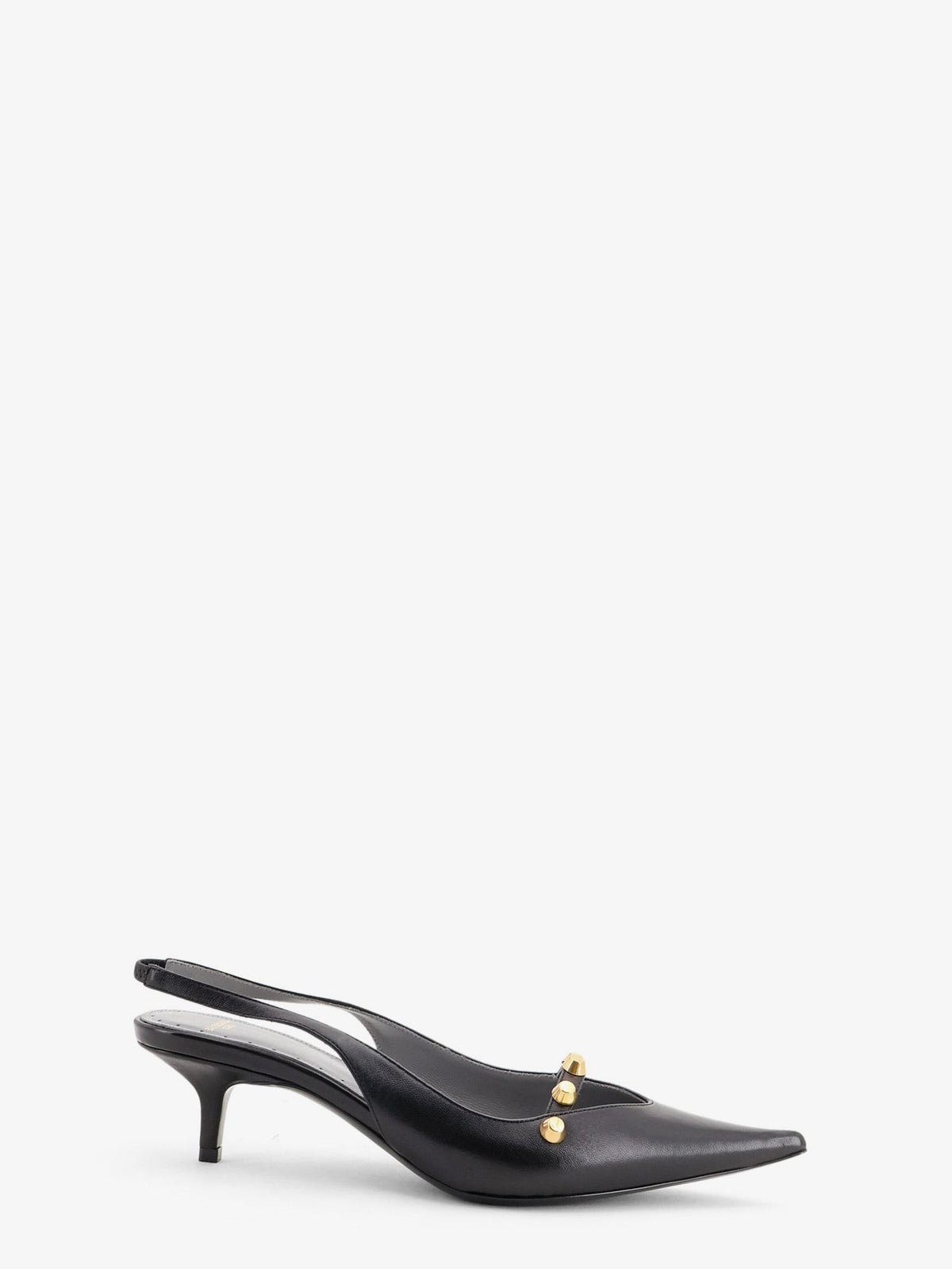 Balenciaga Women's Midnight City Leather Pumps Black