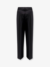 Rohe Women's Midwaist Wool Blend Trousers Black