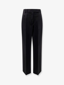 Rohe Women's Midwaist Wool Blend Trousers Black