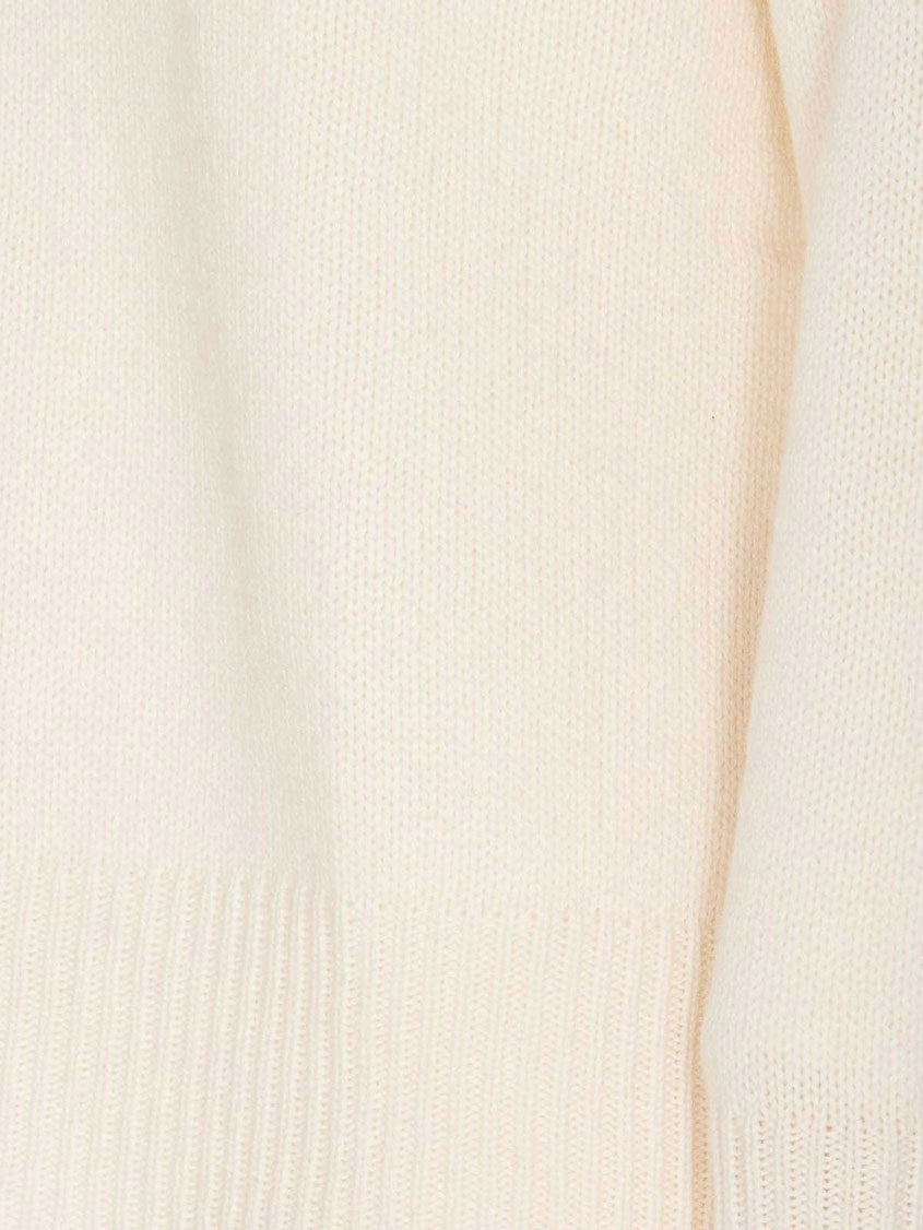 Lisa Yang Women's Mila Cashmere Sweater White, view 3