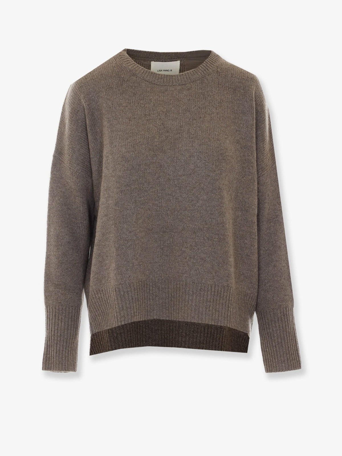 Lisa Yang Women's Mila Cashmere Sweater Brown