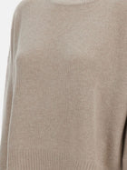 Lisa Yang Women's Mila Cashmere Sweater Beige, view 3