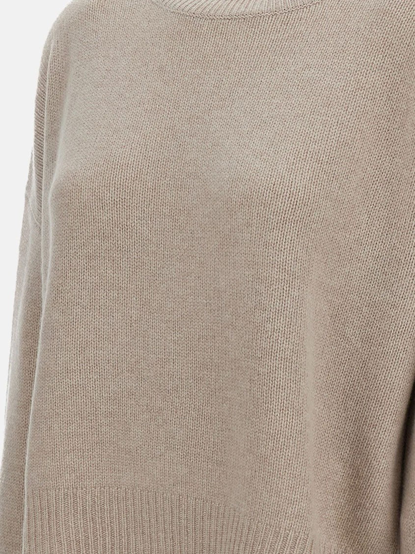 Lisa Yang Women's Mila Cashmere Sweater Beige, view 3